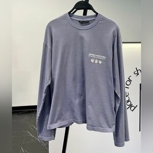 Zara Sz S WASHED EFFECT DICE T-SHIRT Mauve Senza Fortuna